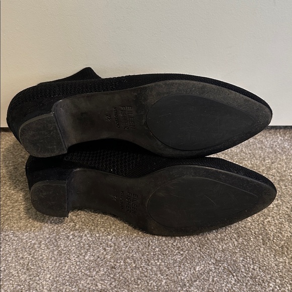 🆕 EUC Eileen Fisher Purl Recycled Stretch Knit Bootie size EU37.5/US7.5 - Picture 10 of 11